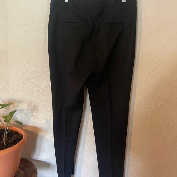 NILI LOTAN BLACK TROUSER PANTS VIRGIN WOOL - Picture 7 of 7